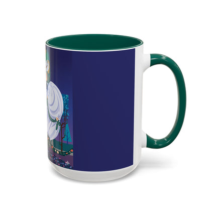 Moonlit Garden Waltz Colorful Mug (11oz, 15oz) – Rococo Romance, Garden Elegance & Enchanted Dance