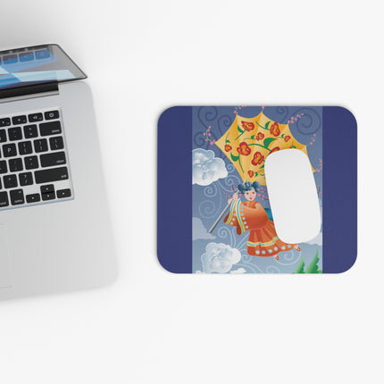 Flight of Blossoms Mouse Pad, Rectangle