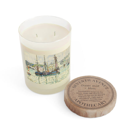 Le Trieux Paul Signac Scented Candle - Full Glass, 11oz - The White Tea & Fig, The Lavender & Sage, and The Ocean Mist & Moss