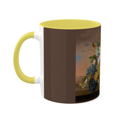 Floral Still Life by Franz Xaver Petter Colorful Mugs, 11oz