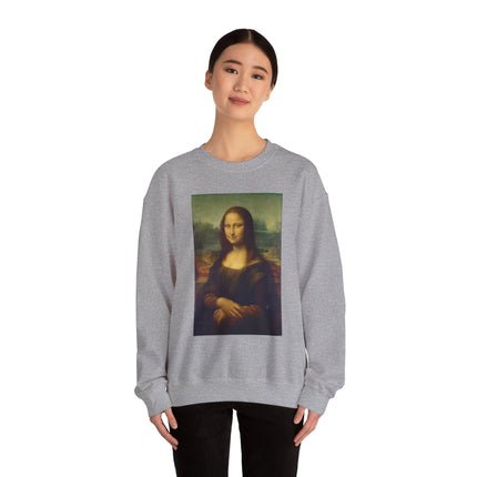 Mona Lisa by Leonardo da Vinci Unisex Heavy Blend™ Crewneck Sweatshirt