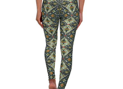 Ornamental Tiles (Pl. 4) from the Afghan Boundary Commission High Waisted Yoga Leggings (AOP)