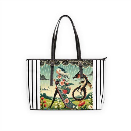 The Dragon Fairy’s Stride PU Leather Shoulder Bag