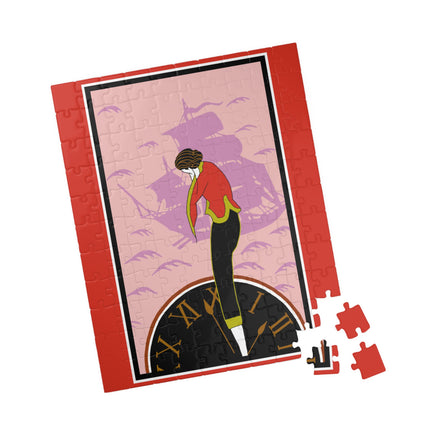 Woman Waiting for her Beloved at 1:59 by Kobayashi Kaichi Puzzle (110, 252, 500-Piece)