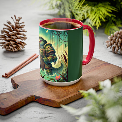Swamp Tyrant Colorful Mugs (11oz, 15oz)