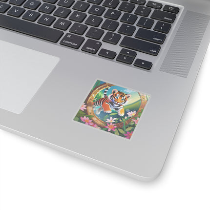 Majestic Tiger Cub Kiss-Cut Stickers (4 Sizes)