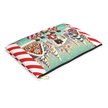 Nutcracker Candy-Striped Adventure Accessory Pouch