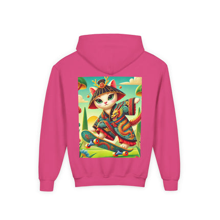 Dragon Dance on Wheels Youth Hooded Sweatshirt – Bold Motion & Fearless Style