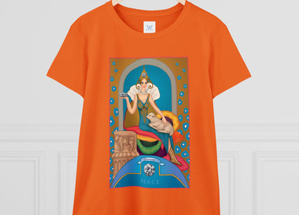 April & Diamond (from the Gem Series) by Sofia Chiostri Women's Midweight Cotton Tee
