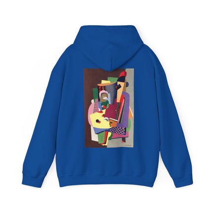 The Piano Lesson by Georges Valmier Heavy Blend™ Hooded Sweatshirt