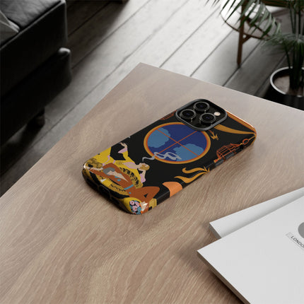 Art Deco Lounge Phone Case – Opulent Smoke & Timeless Glamour
