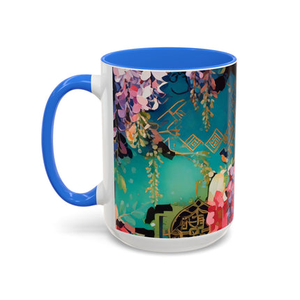 Golden Wisteria Symphony Colorful Mugs (11oz, 15oz)