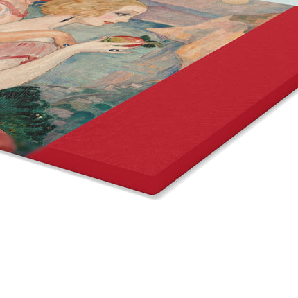 Sur la Route d'Anacapri by Gerda Wegener Glass Cutting Board