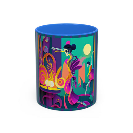 Dance of the Skeleton Ballerinas Colorful Mugs (11oz, 15oz)