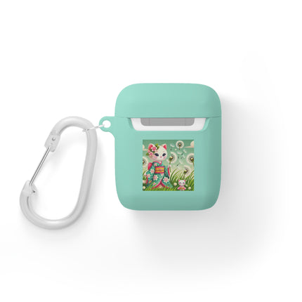 Geisha Kitten and the Dandelion Wish AirPods and AirPods Pro Case