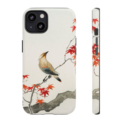 Japanese Bird on Maple by Ohara Koson Phone Cases