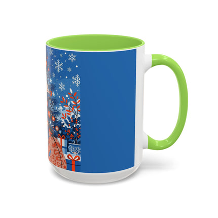 🎋❄️ The Winter Lantern Celebration Colorful Mug – Elegant Asian Christmas Fantasy
