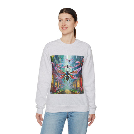 Neon Swarm Unisex Heavy Blend™ Crewneck Sweatshirt
