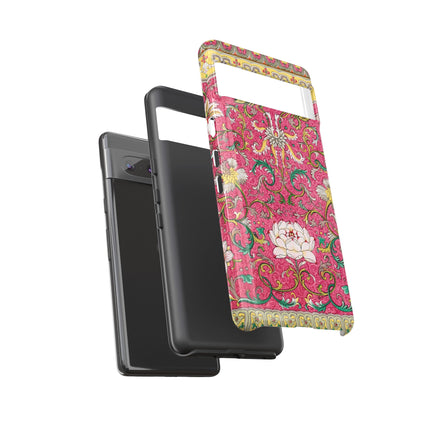 Pink Floral Pattern by Owen Jones Phone Cases