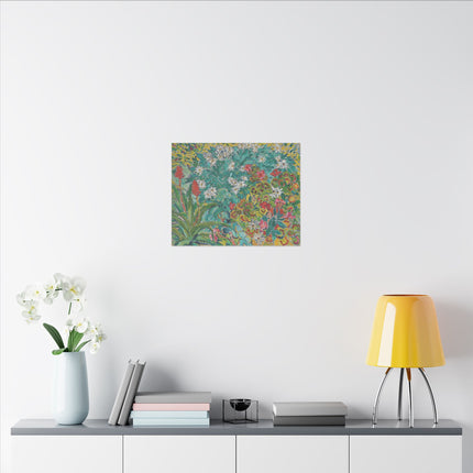 Vibrant Flower Bed – Fauvist Garden Harmony