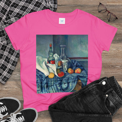 The Peppermint Bottle by Paul Cézanne Women's Midweight Cotton Tee