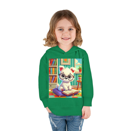 Little Scholar Pup Toddler Pullover Fleece Hoodie
