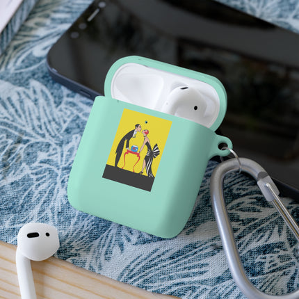 Golden Embrace – 1920s Art Deco AirPods Case