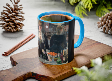 A Bar at the Folies-Bergère by Edouard Manet Colorful Mugs (11oz, 15oz)