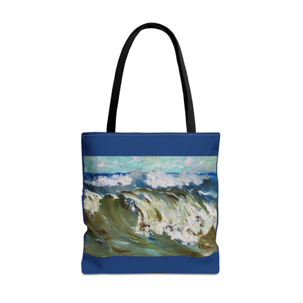 The Wave by Karl Hagemeister Tote Bag (AOP)