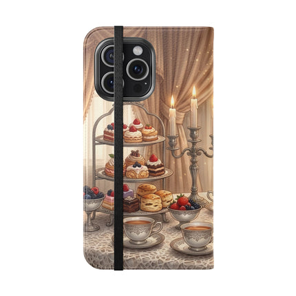 🍓🐱 The Patisserie Kitten Flip Case – Sweet Charm & Storybook Delight