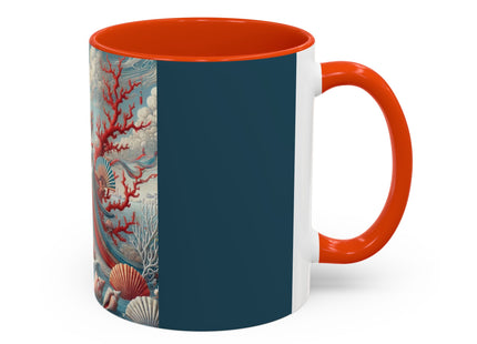 Ladies by the Quiet Sea Colorful Mugs (11oz, 15oz)