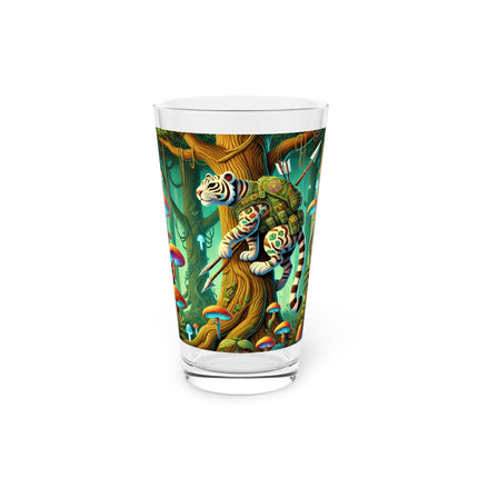Silent Stripes Glass, 16oz
