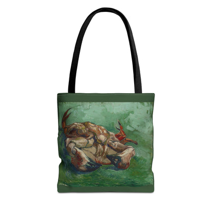 Crab on its Back by Vincent Van Gogh Tote Bag (AOP)