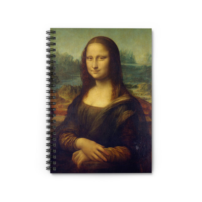 Mona Lisa by Leonardo da Vinci Spiral Notebook - Ruled Line