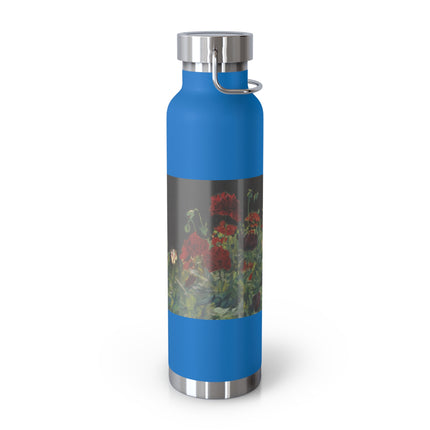 Poppies (A Study of Poppies for Carnation, Lily, Lily, Rose) by John Singer Sargent Copper Vacuum Insulated Bottle, 22oz
