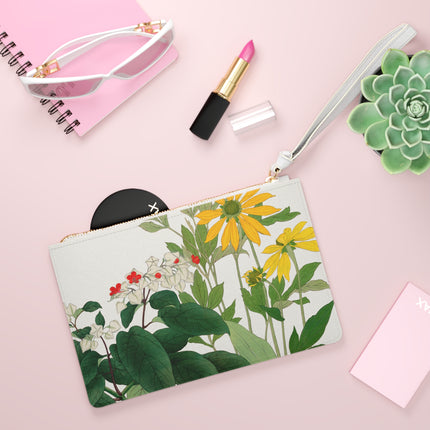 Clerodendrum & Rudbeckia by Tanigami Kônan Clutch Bag