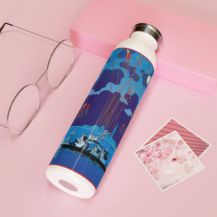 Fireworks in Venice by George Barbier Slim Water Bottle