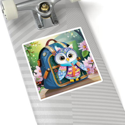 Baby Owl Kiss-Cut Stickers (4 Sizes)