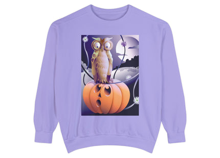 The Startled Pumpkin Unisex Garment-Dyed Sweatshirt