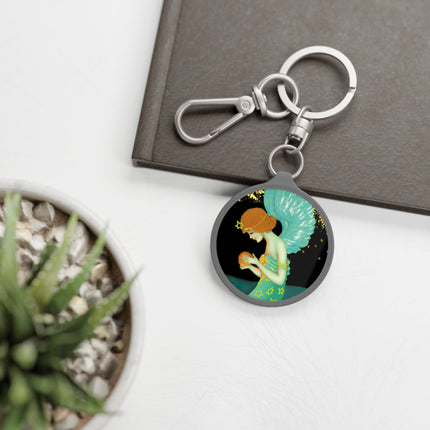 Twilight Angel Keyring Tag