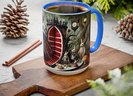 Malice in Wonderland – Gothic Halloween Colorful Mugs (11oz, 15oz)