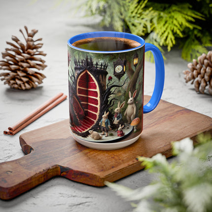 Malice in Wonderland – Gothic Halloween Colorful Mugs (11oz, 15oz)