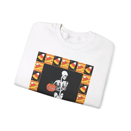 Candy Corn Skeleton Unisex Heavy Blend™ Crewneck Sweatshirt