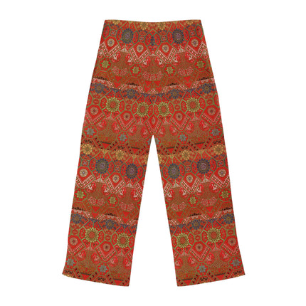 Japanese Fan Pattern by G.A. Audsley Women's Pajama Pants (AOP)