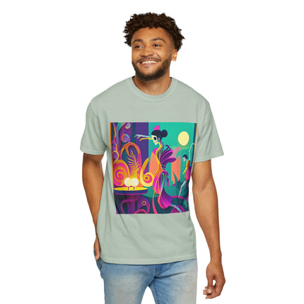 Dance of the Skeleton Ballerinas Unisex Garment-Dyed T-shirt