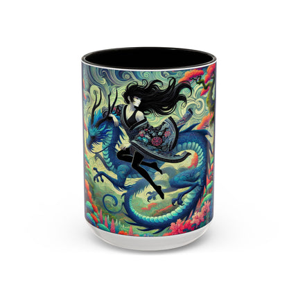 Mystic Guardian of the Sky Light Colorful Mugs (11oz, 15oz)