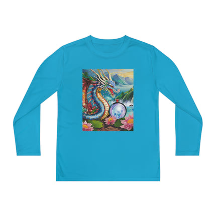 Wisdom's Guardian Youth Long Sleeve Competitor Tee – Dragon Magic & Ancient Wisdom
