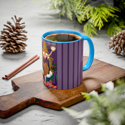 Countdown to Christmas Elegance Colorful Mugs (11oz, 15oz)