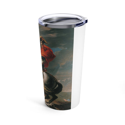 Napoleon Crossing the Alps by Jacques-Louis David Tumbler 20oz