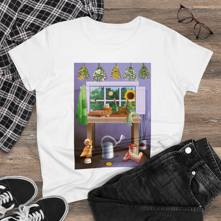 A Gardener's Haven Women's Midweight Cotton Tee
